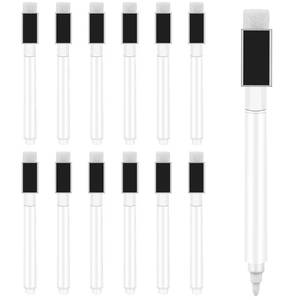 lot 14295 image: Mozeat Lens 12 Pcs Dry Erase Marker Magnetic White Fine Tip Magnetic Markers Whiteboard Markers with Eraser Marker for White Board Mini Dry erase Markers Dry Erase Pens for Office Home Black