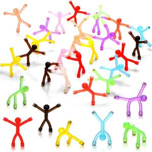 lot 14340 image: 30 Pcs Humanoid Magnetic Toys Colorful Fidget Toys for Adults Hobbies Crafts Cute Novelty Man Fridge Magnets Men Refrigerator Magnets for Refrigerator, Door, Office Fun(Funny Style)