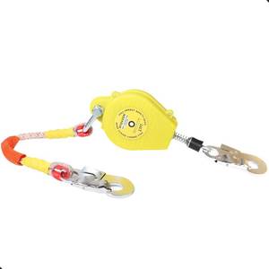 lot 14346 image: 17FT RTOVZON Self Retracting Lifeline, Fall Arrest Fall Protection Dual Alloy Steel Hook Steel Wire Rope Heavy Duty Retractable Lanyard, Roofing Lifeline, SRL, Safety Lanyard