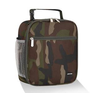 lot 14360 image: Lovoeo Lunch box Lunch bag for men women Insulated Lunchbox Lunch bags for Work Picnic Travel (Green camo)