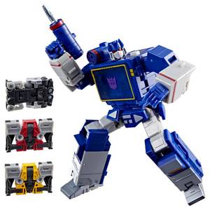 lot 15454 image: Transformers Studio Series Leader Class The The Movie Soundwave 6.5-Inch Converting Action Figure, Robot Toys for Ages 8