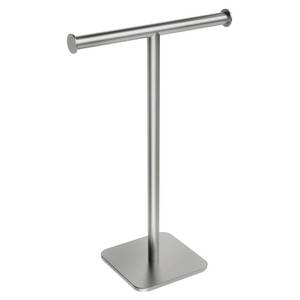 lot 15480 image: RUACQ Hand Towel Stand, 16 T-Shape Hand Towel Holder Stand for Bathroom, Kitchen and Countertop Towel Holder 304 Stainless Steel Hand Towel Rack with Weighted Base (Brushed Nickel)