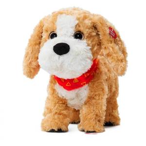 lot 15481 image: JoyCat Smart Interactive Puppy, Cavalier King Charles Spaniel Plush Dog Toy Responds to Voice - Talking, Walking & Tail Wagging Educational Gift for Toddlers & Kids