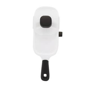 lot 15507 image: Amazon Basics Hand-held Safe Mandoline Slicer for Vegetables and Fruits, Adjustable Thickness, Stainless Steel Blade, White, 11.3 x 4.5 x 2.5