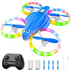 lot 16332 image: ALTITACO Drones for Kids With Cool Light, Kids Drone with 3D Flip, Altitude-Hold, Self-Rotation, Headless Mode, 3 Speed Modes, One-Click Take-offLanding, Mini Drone for Christmas, Beginners, Indoor