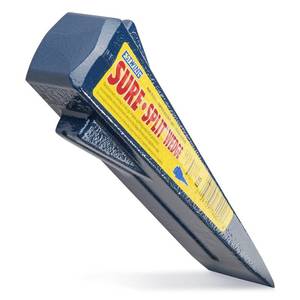 lot 16355 image: ESTWING Sure Split Wedge - 5-Pound Wood Splitting Tool with Forged Steel Construction & 1-78 Cutting Edge - E-5