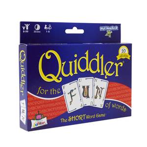 lot 16356 image: Quiddler Card Games for Kids - Playing Cards Word Games, Deck of Cards, Fun Family Games for Kids and Adults, Game Night, Travel Games, Multi-Player, Ages 8