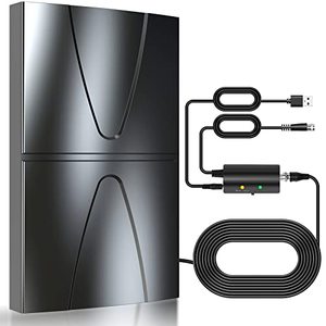 lot 16359 image: 2200 Miles Range Antenna for Smart TV IndoorOutdoor,360° Reception Digital TV Antenna for Local Channels and All SmartOld TVs