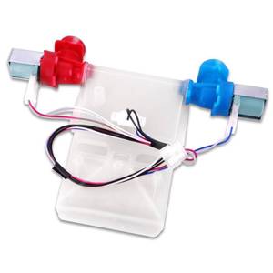 lot 16382 image: Upgraded W11210459 W10869799 Washer Water Inlet Valve, Compatible with Whirl-pool Cros-ley May-tag Ama-na Ken-more Inglis Ro-per Washing Machine, Replaces W10701459, W10838319, W11025984, W11210459VP
