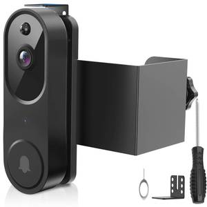 lot 16388 image: Anti-Theft Doorbell Mount No Drill Compatible with OrbitellReolink Video Doorbell, Adjustable Mounting Bracket Holder Accessories for Apartment Rentals, Enhanced Protection Doorbell Mount Bracket