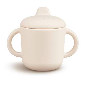 lot 16398 image: Catii 6 Months Sippy Cups with Handles,Small Silicone Sippy Cups Leak Proof 5oz,No Spill Sippy cups for Toddlers (Milk)
