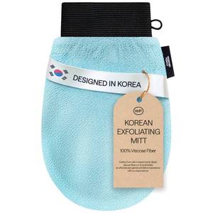 lot 16426 image: Korean Exfoliating Glove for Shower �� Deep Body Scrubber & Face Exfoliator �� Shower Gloves �� Tan Remover Washcloth, Smooth Skin & Body Exfoliating Mitt �� Loofah Wash Cloth Alternative (Pack of 3)