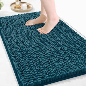 lot 19206 image: Arotive Luxury Bathroom Rugs 36x24, Extra Soft Thick Absorbent Shaggy Chenille Bath Rugs, Non-Slip Machine Wash Dry, Bath Mats for Bathroom Floor, Tub and Shower, Home Decor Accessories, Peacock Blue
