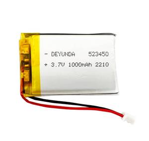 lot 20354 image: DCH 523450 Battery 3.7v 1000mah Rechargeable LI-PO Battery with JST Connector for Household Appliances