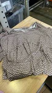lot 20406 image: Geoffrey Beene Brown Houndstooth Pattern Shirt Size XXL