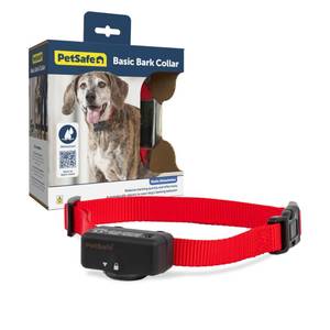 lot 20408 image: PetSafe Basic Bark Control Collar - Effective & Accurate Bark Detection Collar - Safe & Reliable Training with Multiple Static Stimulation Levels - Waterproof & Battery-Operated