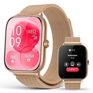 lot 20420 image: Smart Watch for Women with Blood Pressure Monitor, 2.06 AMOLED Display, IP68 Waterproof Fitness Tracker, 118 Sports Modes, Heart RateSpO2Sleep Monitor, Gift for Her, Compatible with Android iPhone
