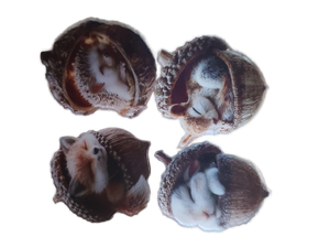 lot 20462 image: Forest Animals for Home Decor 4 Pcs