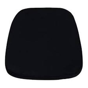 lot 11472 image: Black Chair Cushion 1Ft 7in X 1Ft 7in