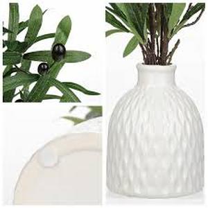 lot 11483 image: Artificial Olive Branches Table Centerpiece