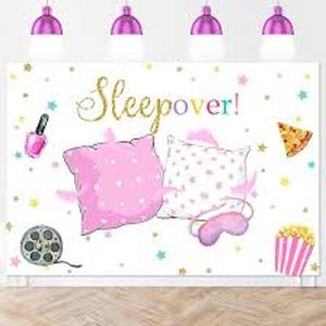 lot 14316 image: Sleepover theme backdrop
