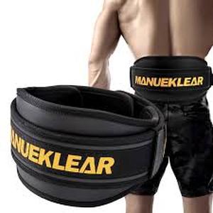 lot 15476 image: Manueklear Weight Lifting Belt XL Black