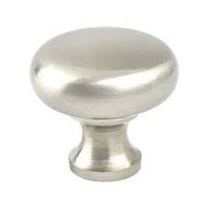 lot 20049 image: Brushed Nickel Cabinet Knob with Mounting Hardware (6 pack)