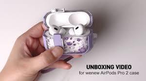 lot 20356 image: WENEW Butterfly Purple AirPods Pro Case