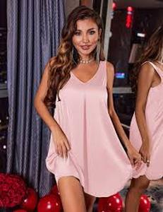lot 20459 image: Ekouer Pink Silk Sleeveless Blouse Size M
