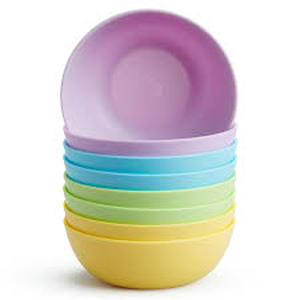 lot 20487 image: Munchkin Multi-Colored Baby Feeding Bowls Set 8 pack
