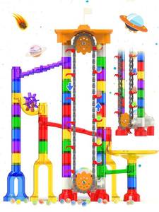 lot 3039 image: Motorized Marble Run - Marble Runs Stem Toys for Kids 4-8 8-12 - Construction Building Educational Space Toys 5-7 8-10 - Birthday for Boys and Girls