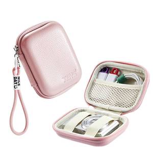 lot 4044 image: VNEIRY portable came cases Digital Camera Case for CAMKORY, Kodak, Canon & More - Small Travel Compact Pouch with Mesh Pocket for Accessories & SD Card (pink)