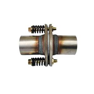 lot 4080 image: SUISFLXGRO Exhaust Flex Spring Flanges 100% 409L Stainless, Spring Joint For Aftermarket (2X6)