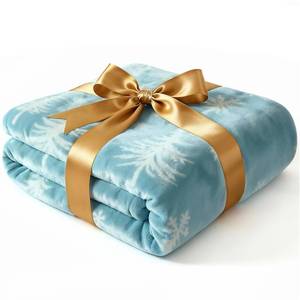 lot 4083 image: Ultra Soft Fleece Blanket Throw Size - Christmas Flannel Fleece Luxury Throw Blanket - Lightweight Throw for Couch, Bed, Chair - Warm & Breathable - Cozy Microplush Bedding - Christmas Snowflakes