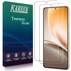 lot 4094 image: KAREEN 2 Pack Screen Protector for Samsung Galaxy S21 5G 6.2-inch Tempered Glass Film, Support Fingerprint Reader, Anti Scratch, Easy Installation, Case Friendly