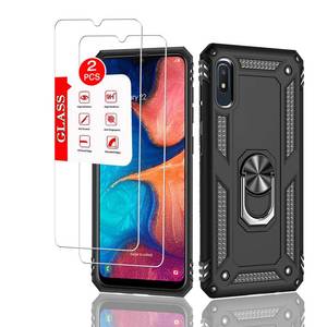 lot 12059 image: Anvzle for Samsung Galaxy A10E Case with 2 Pack Tempered Glass Screen Protector, for Galaxy A10e Heavy Duty Armor Military-Grade Protective��with Magnetic Kickstand Car Mount Holder Phone Case