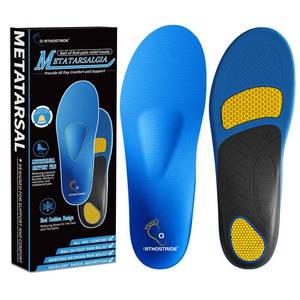 lot 12102 image: Orthostride Orthotic Insoles with Metatarsal Pads, Plantar Fasciitis Arch Support Inserts for Metatarsalgia, Mortons Neuroma, Ball of Foot Pain Relief, Man Women Insoles for Standing All Day-H