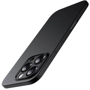 lot 12427 image: JETech Ultra Slim Case for iPhone 16 Pro Max 6.9 Inch, Camera Lens Full Protection, Lightweight Matte Finish PP Hard Minimalist Cover (Black)