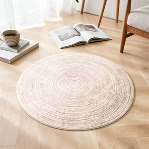 lot 14205 image: Asrug Faux Jute Round Rug Area Rug Washable Non-Slip Circle Rug Soft Touch Circle Rugs Round for Kitchen Bathroom Living Bedroom Nursery, Carpet Low Pile 2ft 24 inch61 cm Khaki