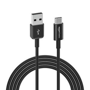 lot 14378 image: Amazon Basics USB-C to USB-A 2.0 Fast Charger Cable, 480Mbps Speed, USB-IF Certified, for Apple iPhone 1615, iPad, Samsung Galaxy, Tablets, Laptops, 6 ft, Black