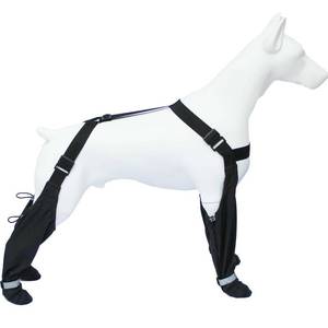 lot 14485 image: yucca Dog Suspender Booties, Paw Boot Leggings Anti-Slip, Pet Snow Pants with Attached Boots Waterproof, Adjustable Suspender Shoes for Dogs Winter Snow Rain Hiking Paws Protector