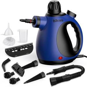 lot 17169 image: KLONA Steam Cleaner, Multi-Purpose Handheld with 10 Accessories for Removing Steam Cleaner for All Dirt, Upholstery Furniture, Sofa, Tiles, Floor,Car, Window, Bathroom,Upholstery