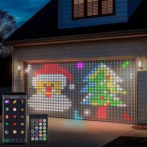 lot 17225 image: DealBeta Smart Curtain Lights 20Ft x 10Ft, 800 LED Curtain String Lights with App Remote Color Changing Window Fairy Light Music Sync Dynamic DIY for Indoor Outdoor Backdrop Wall Decor