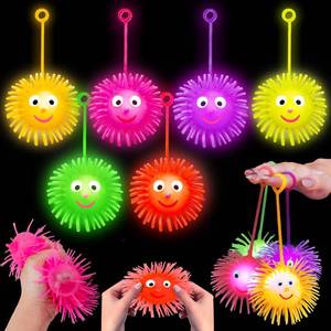 lot 18257 image: Basytodio 24 PCS Light Up Balls Party Favors for Kids 4-8 8-12 Prefilled Easter Eggs Classroom Goodie Bags Stuffers Prizes LED Puffer Balls Pinata Fillers Bulk Toys Boys Easter Birthday Return Gifts