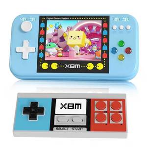 lot 18283 image: Leingee Handheld Retro Game Console with 3.0 Inch LED Screen 500 Classic FC Games, Built-in Rechargeable Battery, Portable Arcade - Ideal Festival & Birthday Gift