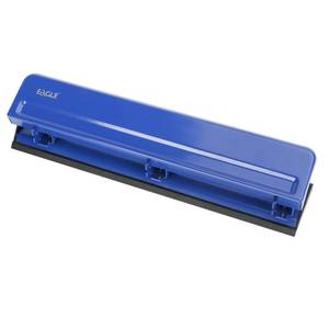 lot 18285 image: Eagle 3 Hole Punch, Desktop Heavy Duty Paper Puncher,12 Sheet Punching Capacity, All-Metal Construction(Blue)