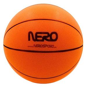 lot 18295 image: NERO SPORT Ninja Silent Basketball- Soft Foam Indoor Basketball Size 3 (7 inches)  Soundless for Quiet Dribbling and Indoor Training (Ball in Bag)
