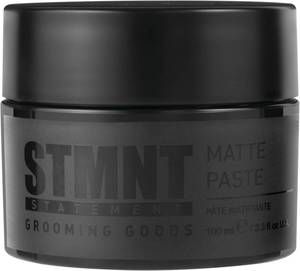 lot 18315 image: STMNT Grooming Goods Matte Paste 3.38 oz  All Day Strong Hold & High Volume  Hair Clay Paste For Men  Non-Greasy Formula  Texture Paste for Hair  Ideal for Dry & Damp Hair  Mens Hair Styling