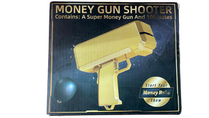 lot 19222 image: Money Gun Cash Shooter Toy