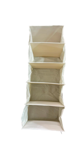 lot 19227 image: 5-Shelf Hanging Closet Organizer